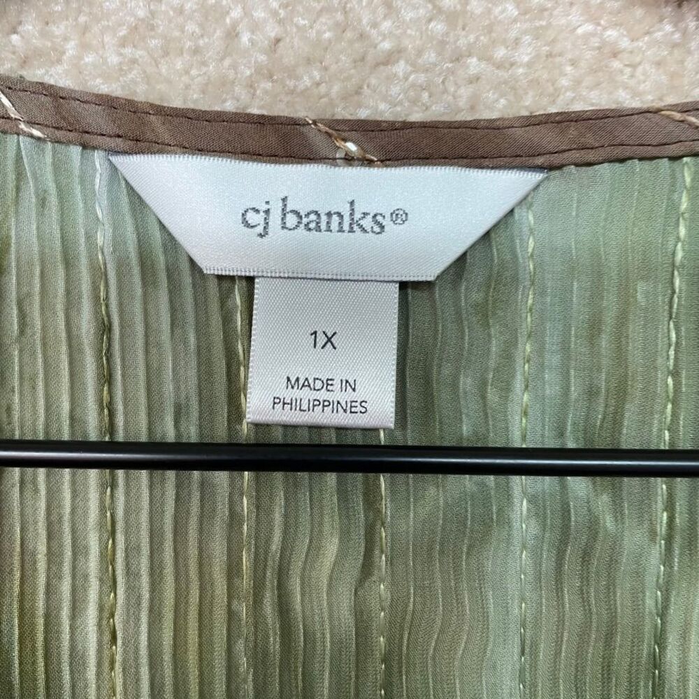 Vintage CJ Banks Tank Top Size 1X Boho Western‎ Artsy y2k - Picture 3 of 5